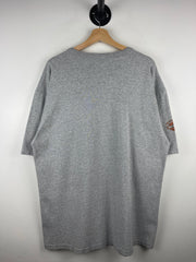 Vintage Harley Davidson Wisconsin Henley Grey Tee