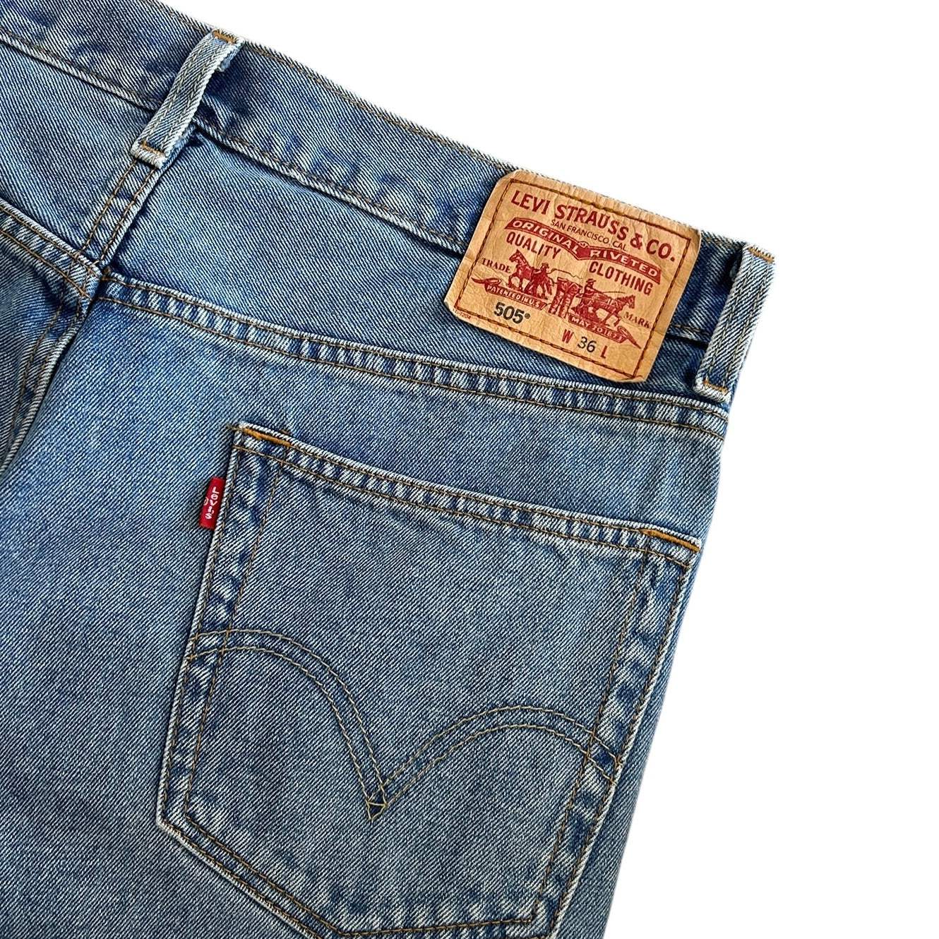 Vintage Levi's 550 Blue Denim Shorts