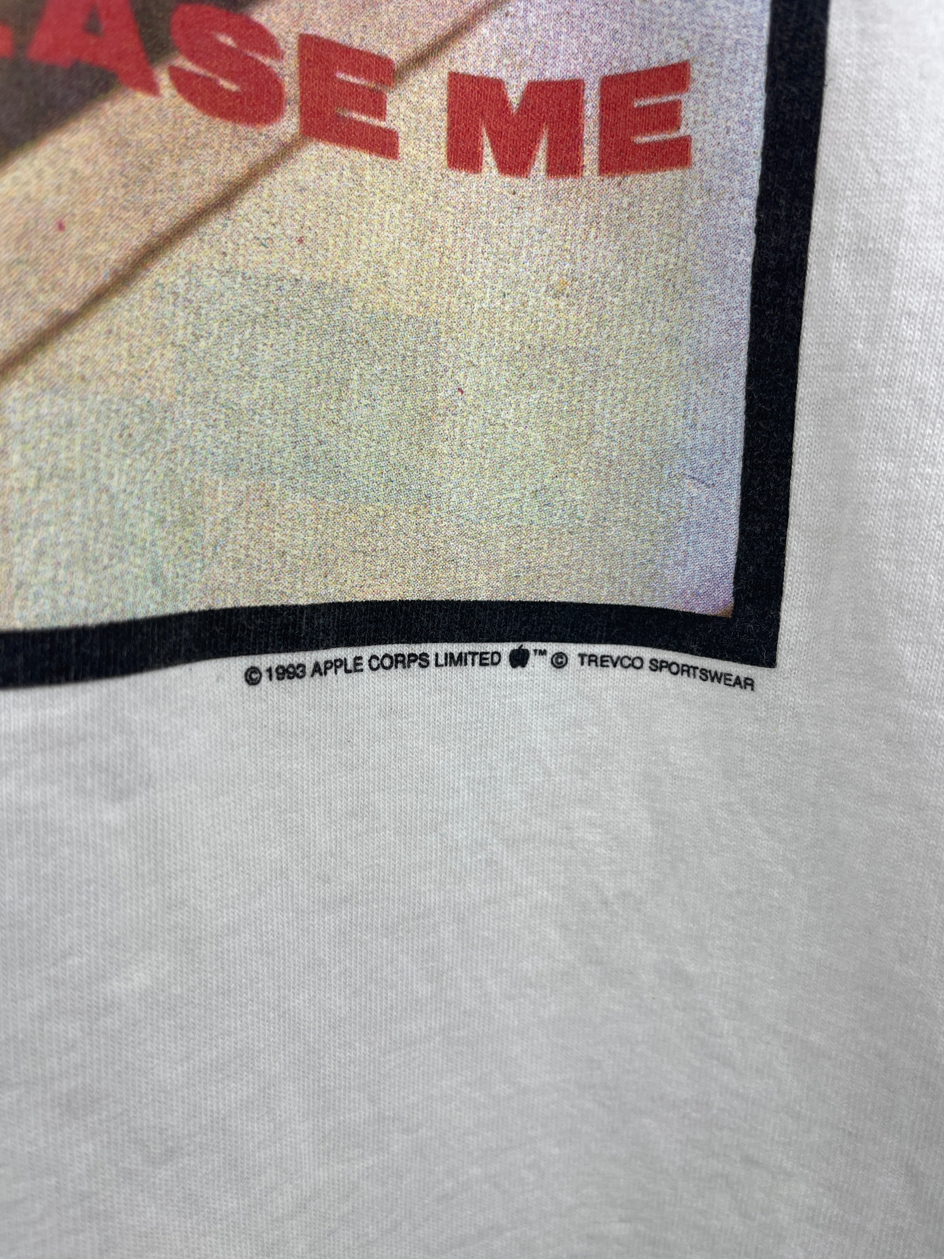 Vintage 90s The Beatles Please Please Me White Tee