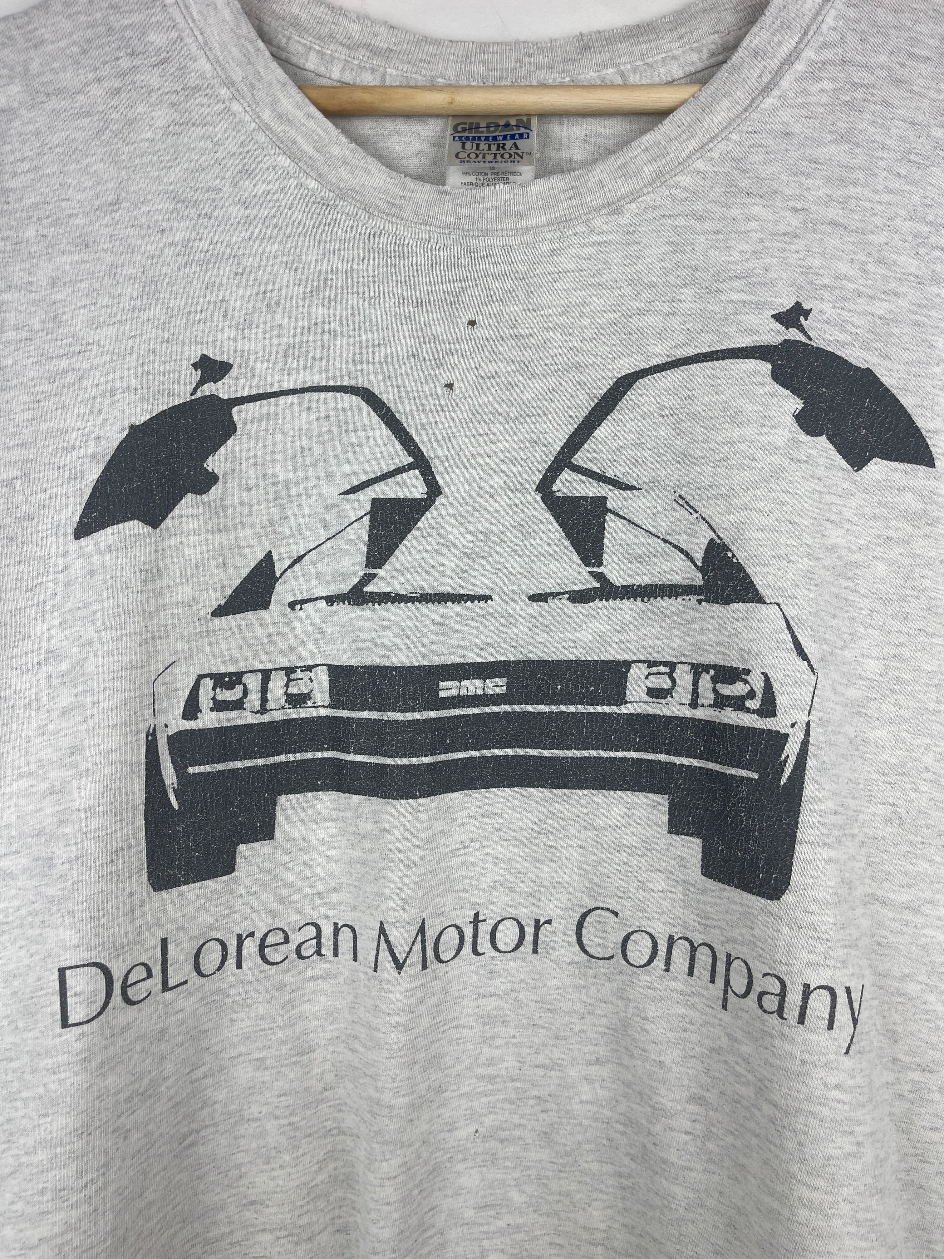 Vintage DeLorean Motor Company Staff Grey Tee