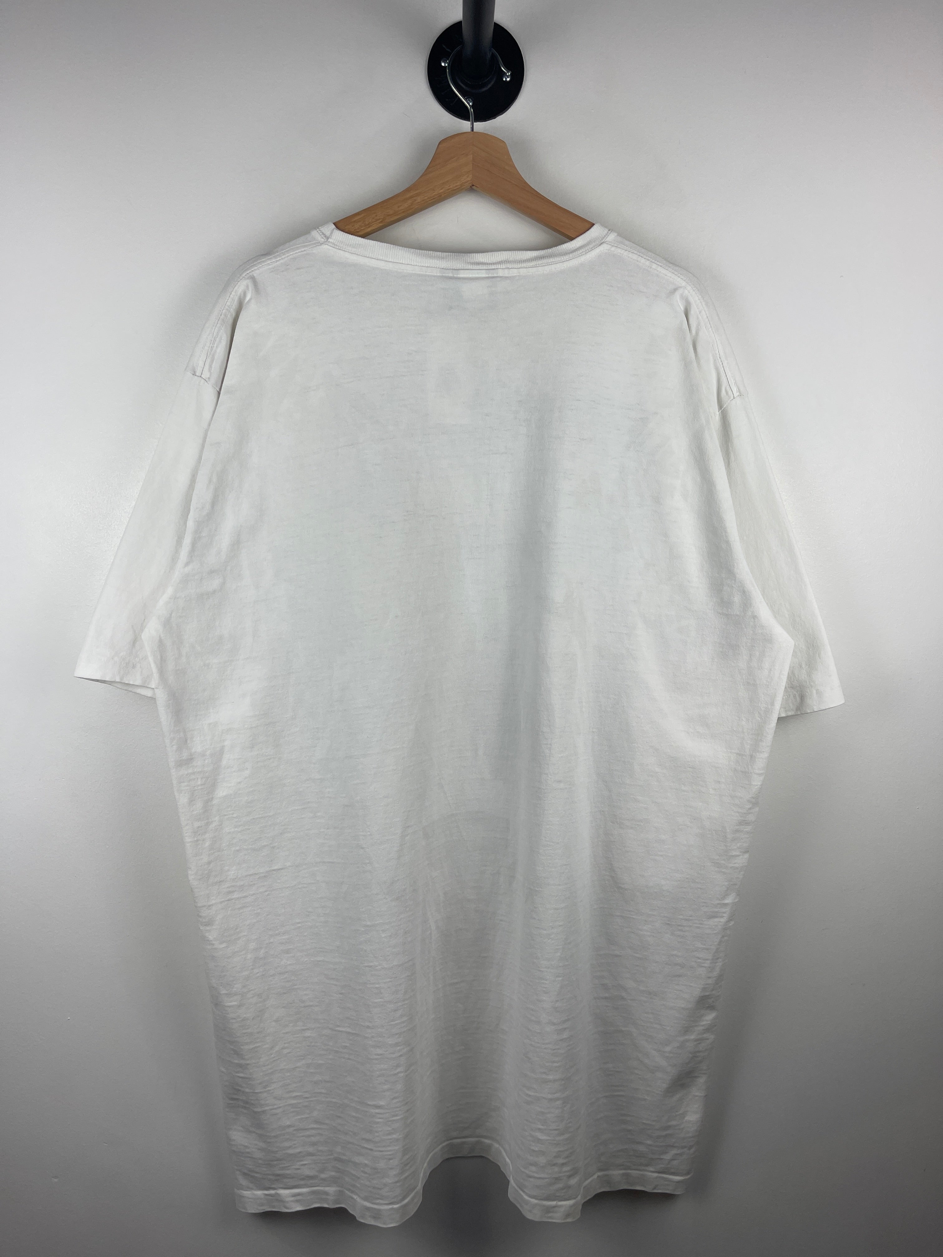 Vintage 90s Scarface Tony Montana Portrait Movie Promo White Tee