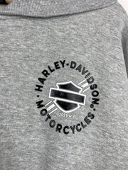 Vintage Harley Davidson Kentucky Grey Zip Up Hoodie
