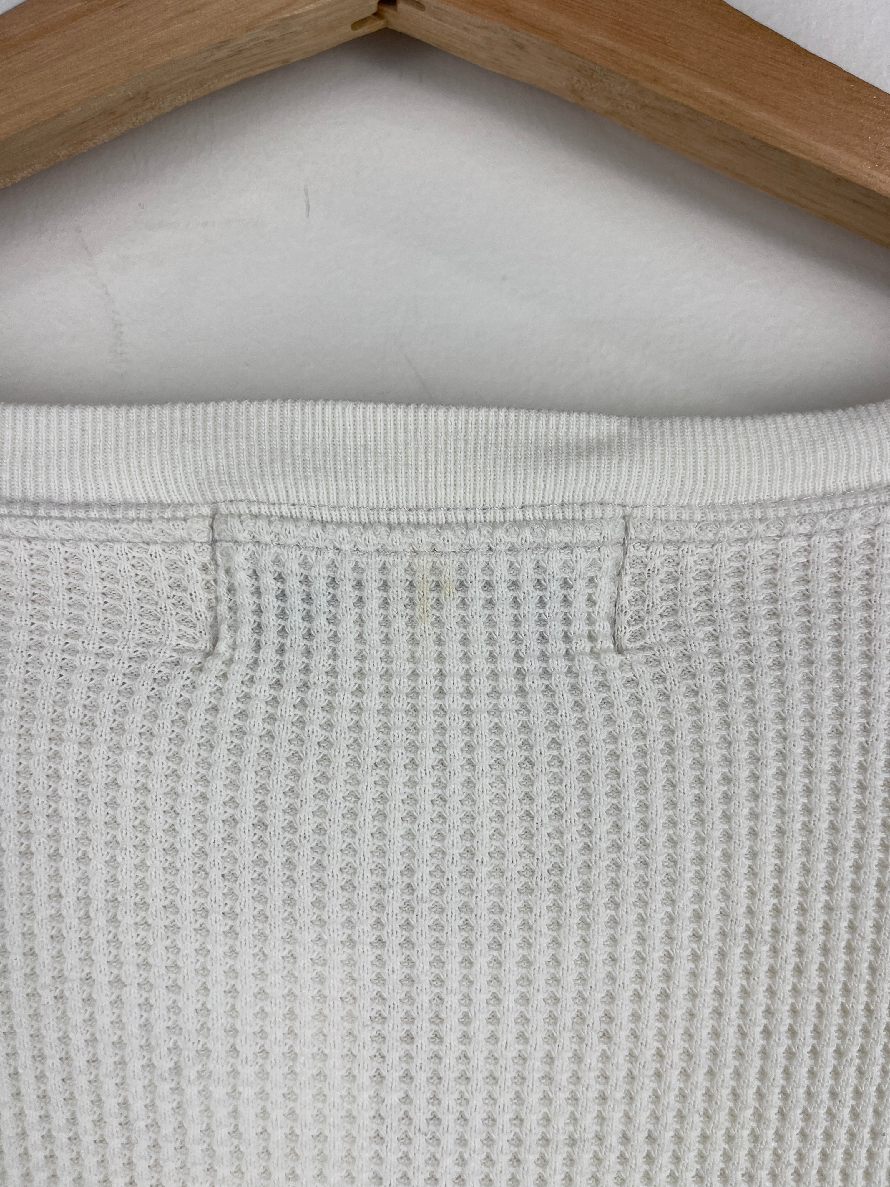 Vintage Eddie Bauer White Thermal Long Sleeve