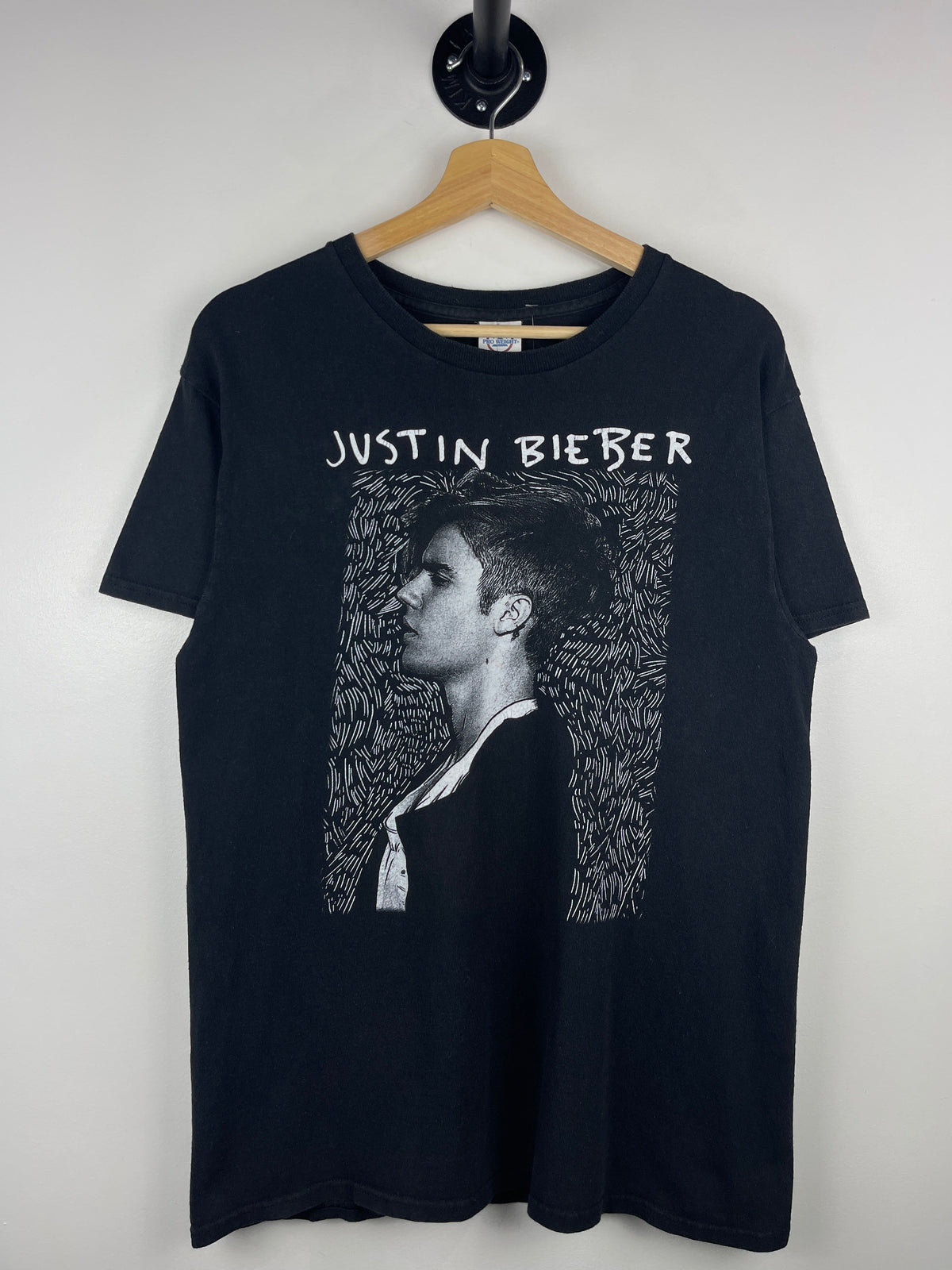 Vintage Justin Bieber Purpose Tour Black Tee