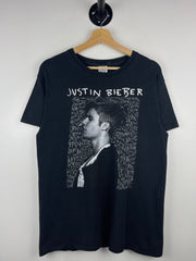 Vintage Justin Bieber Purpose Tour Black Tee