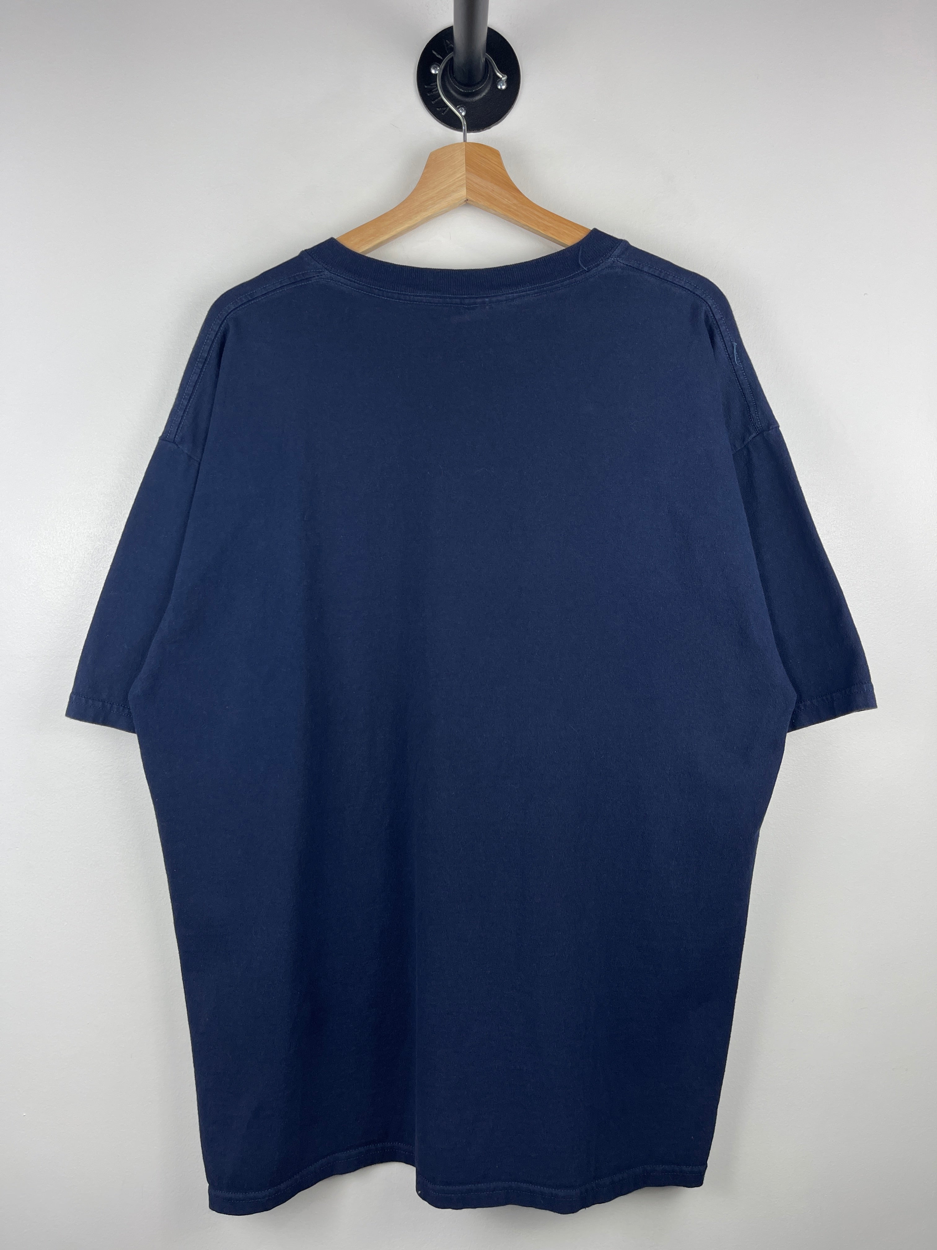 Vintage 90s Toronto Revolver Gun Club Embroidered Navy Tee