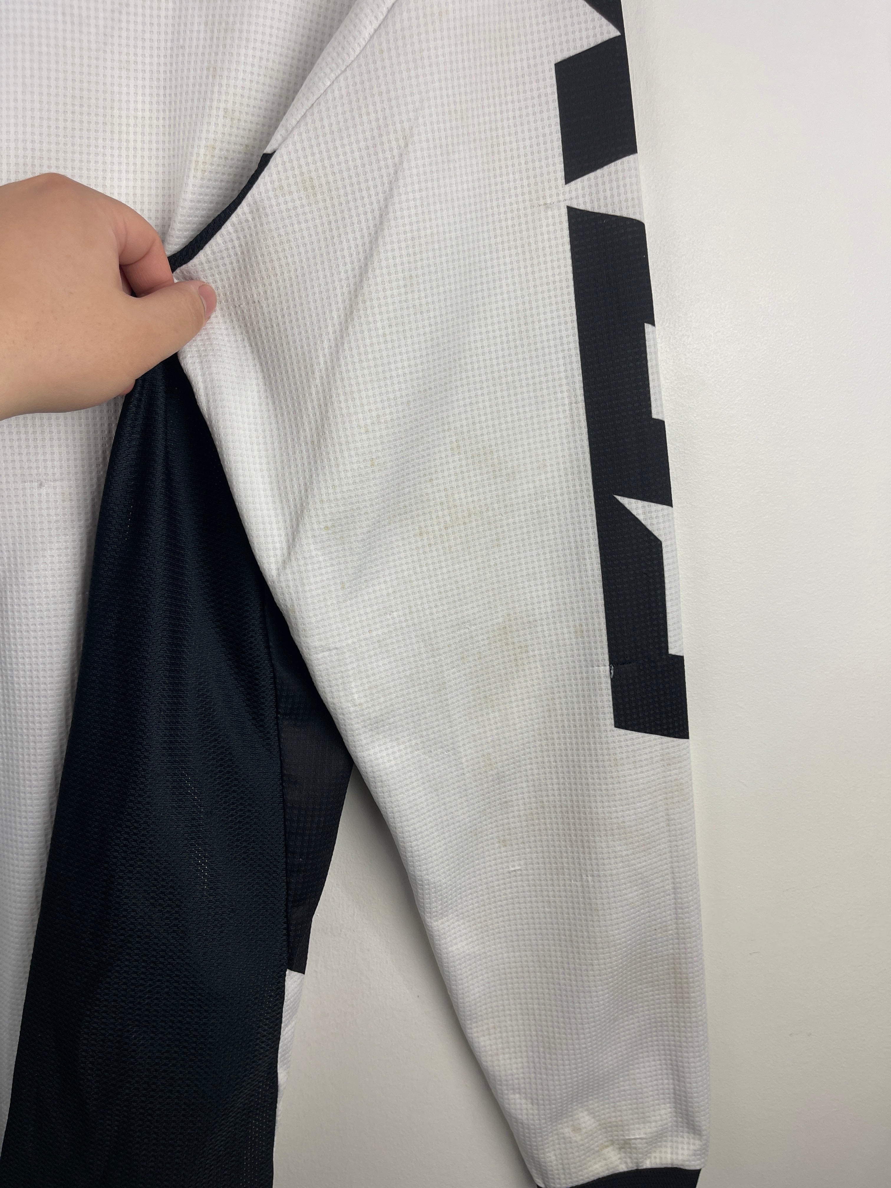 Vintage Fox 180 Motocross Black & White Long Sleeve Jersey