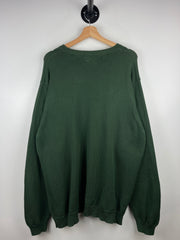 Vintage Chaps Ralph Lauren Green Knit Sweater