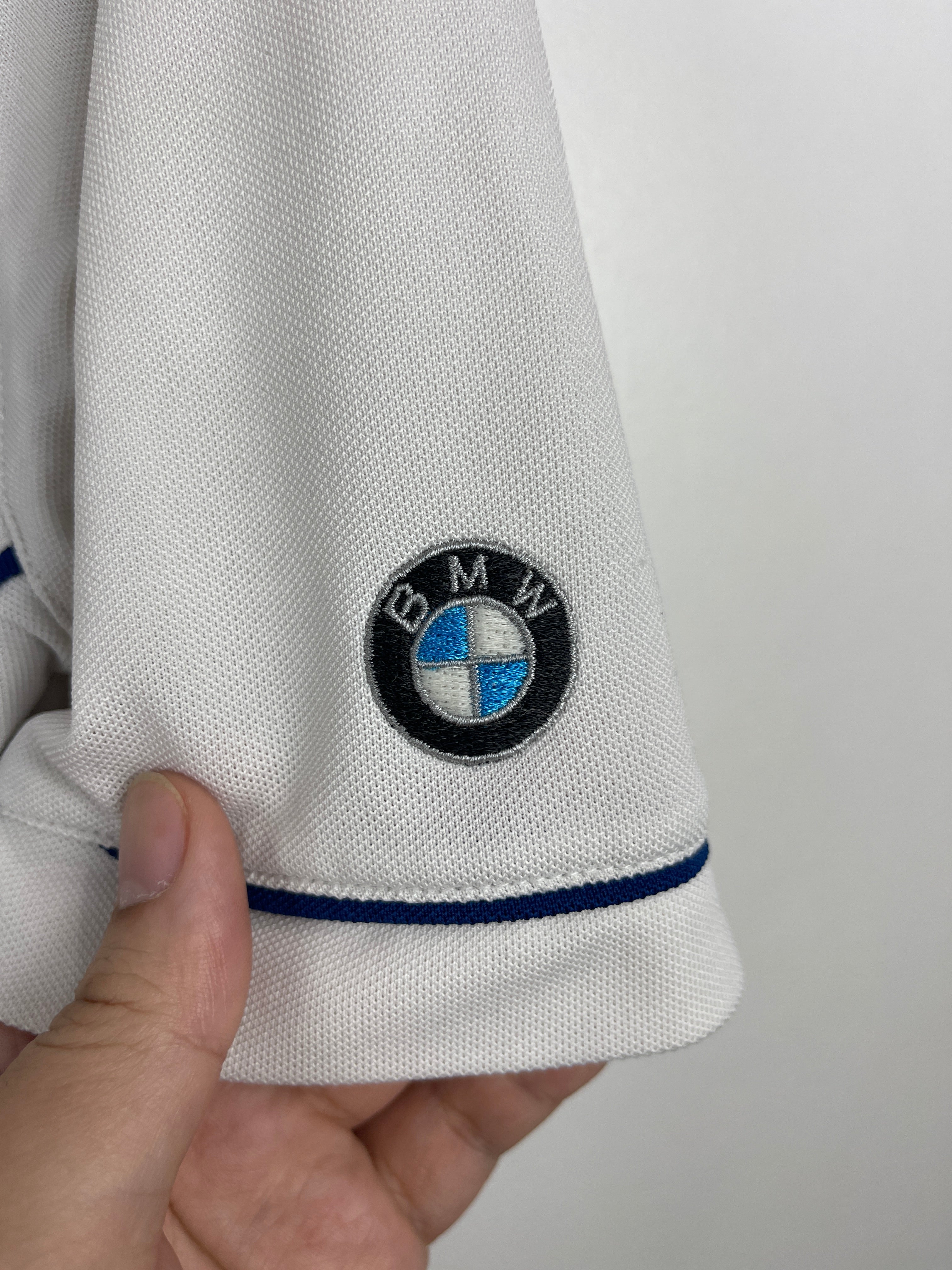 Vintage BMW Golf White Polo Shirt