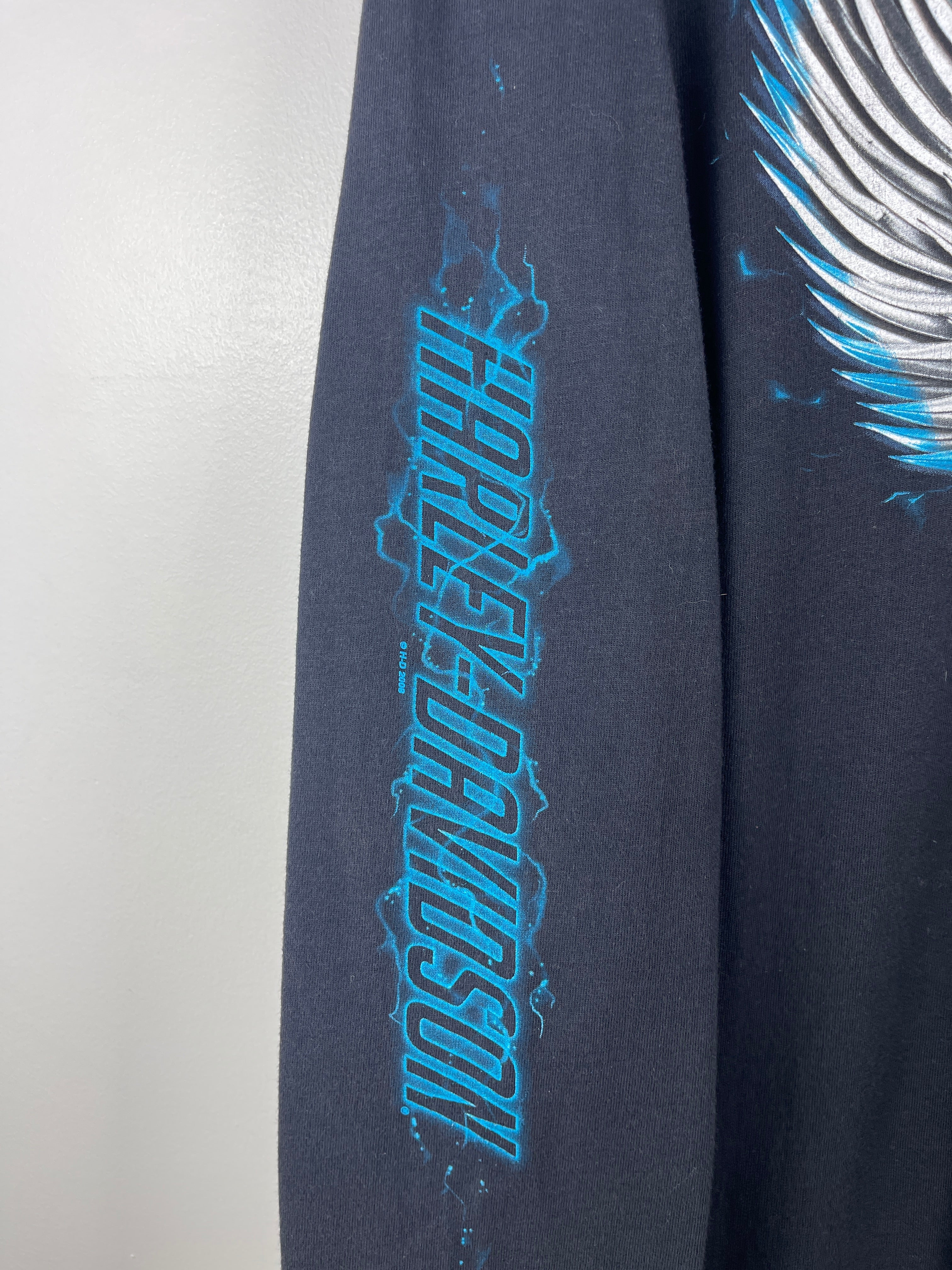 Vintage Harley Davidson Lightning Eagle Las Vegas Nevada Black Long Sleeve