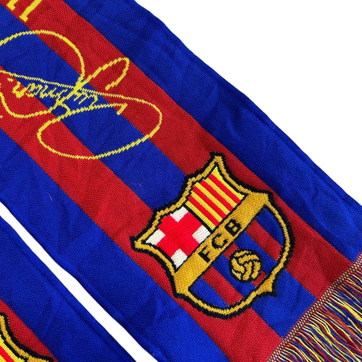 Vintage FC Barcelona Neymar Jr Blue Scarf