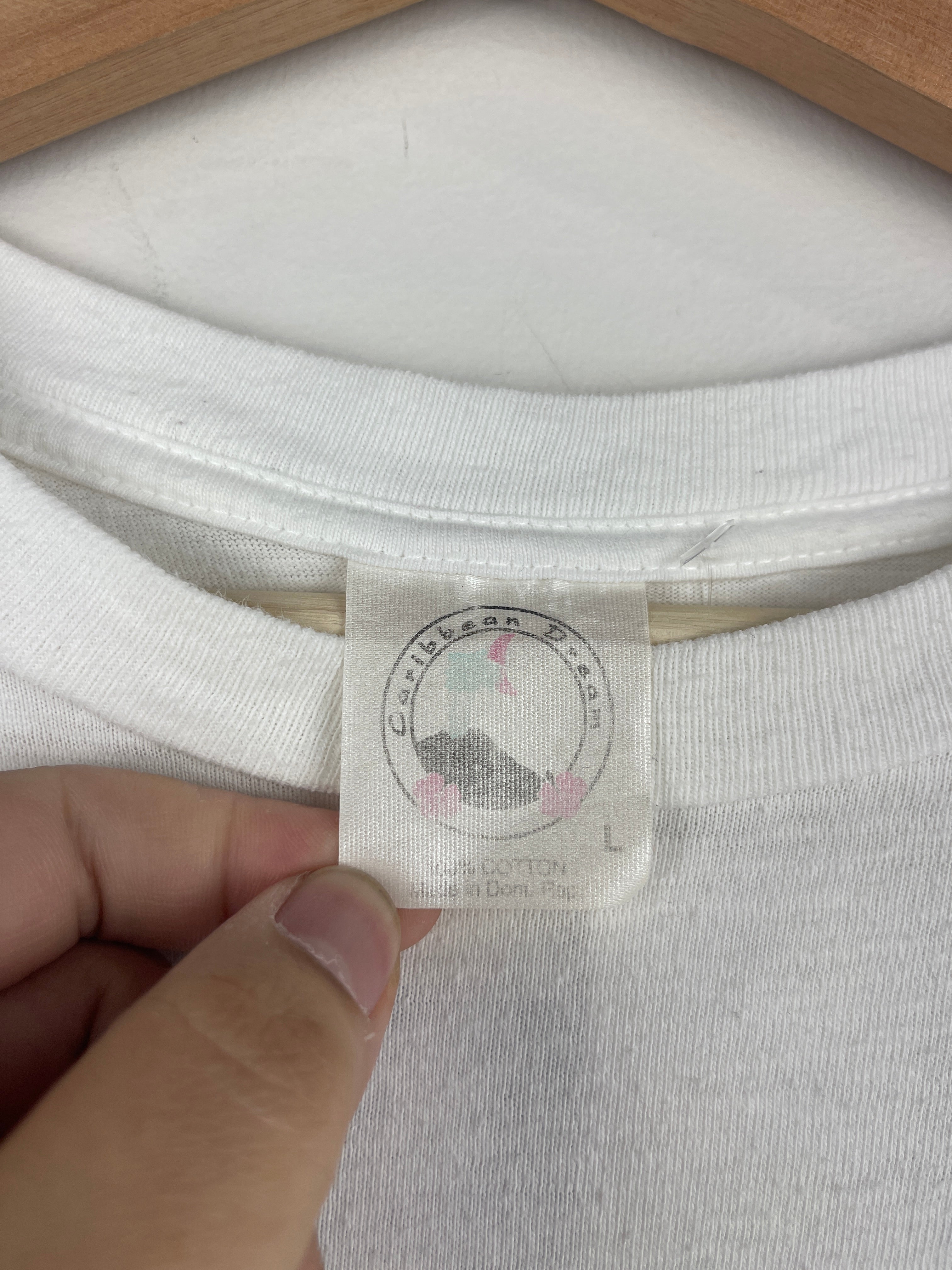 Vintage 90s Sambuca Sacco Do Me White Tee