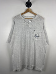 Vintage Harley Davidson Bellemont Arizona Thrashed Grey Pocket Tee