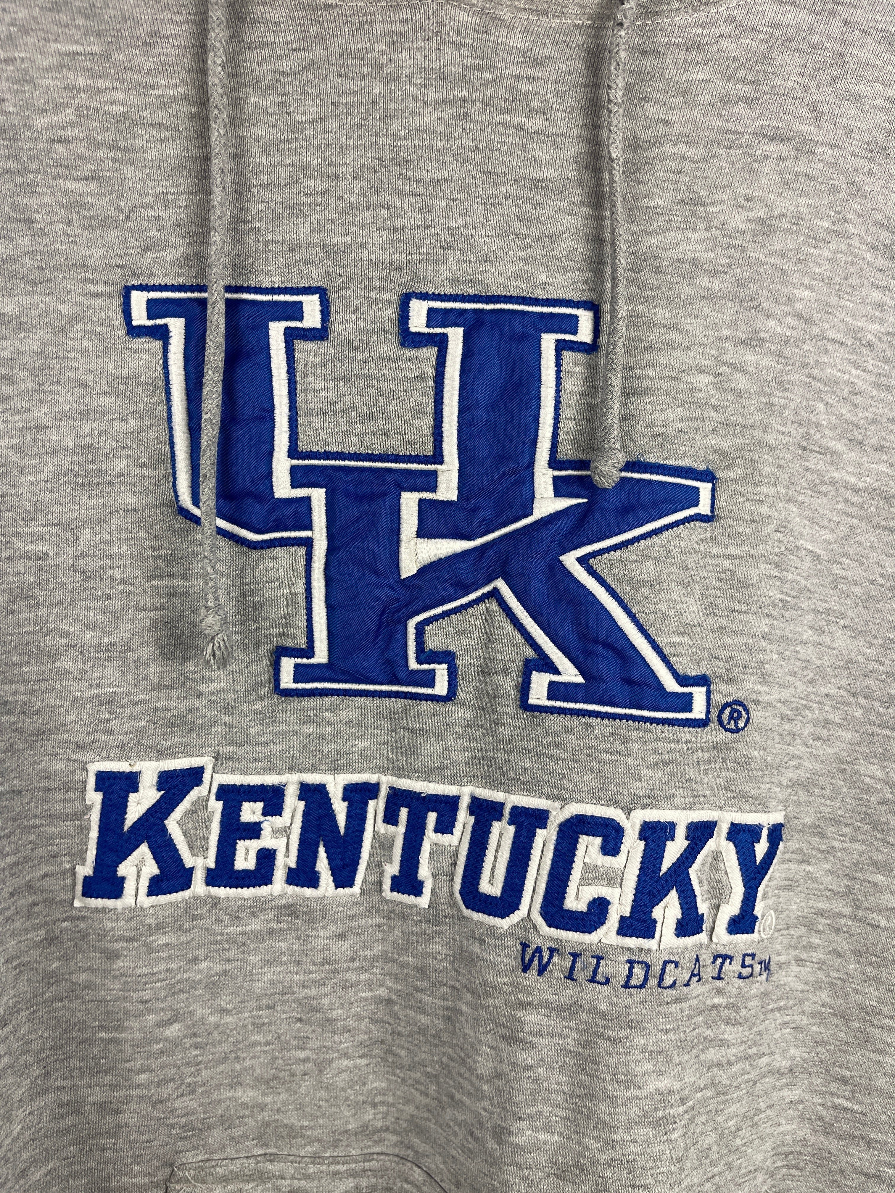 Vintage Kentucky Wildcats University Embroidered Grey Hoodie