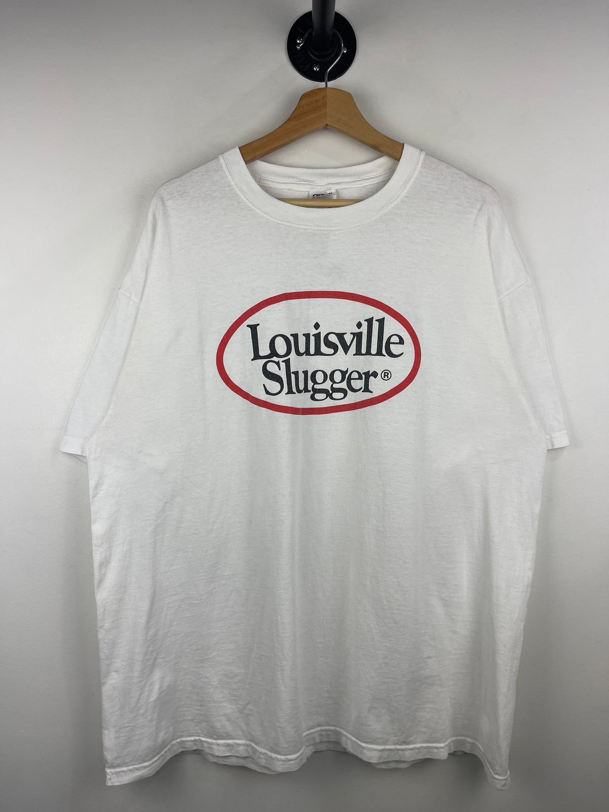 Vintage Louisville Slugger Baseball Bat White Tee