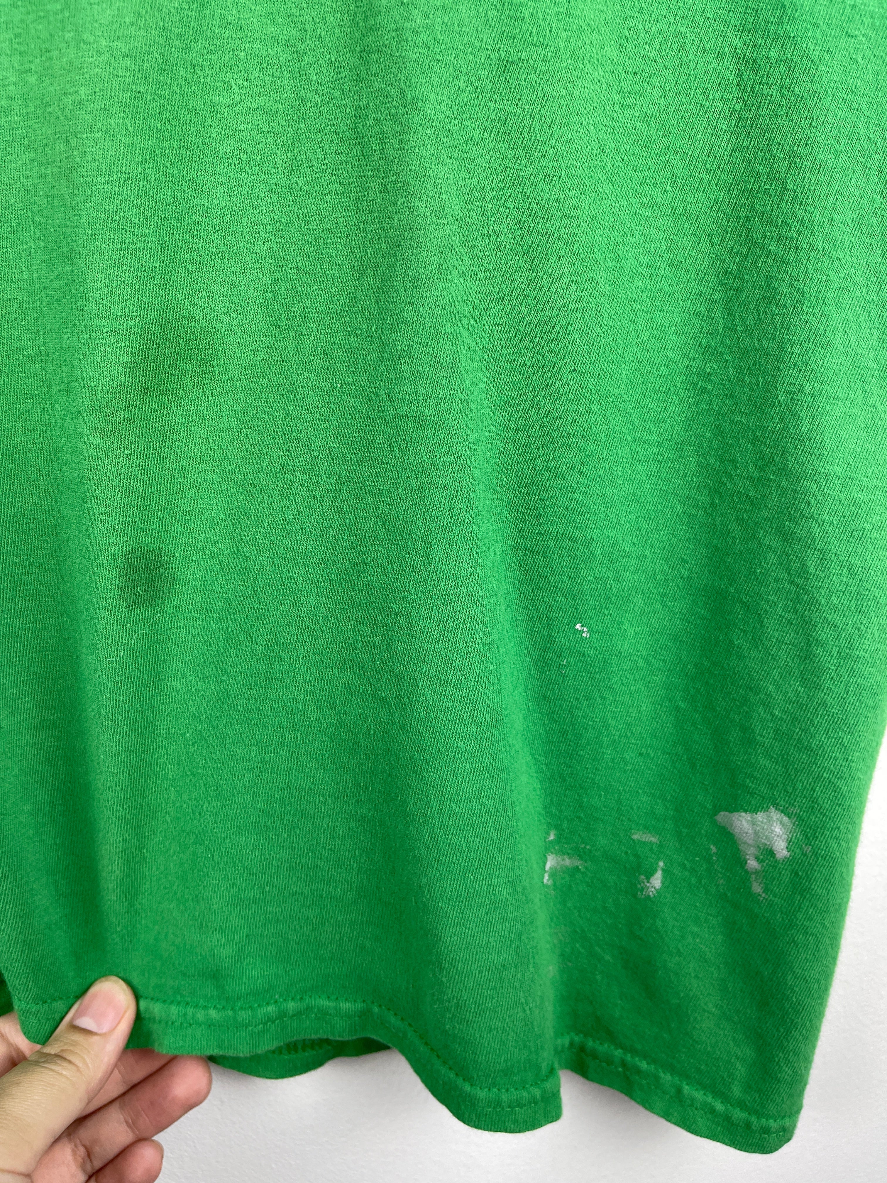 Vintage Harley Davidson Skull Illinois Green Tee