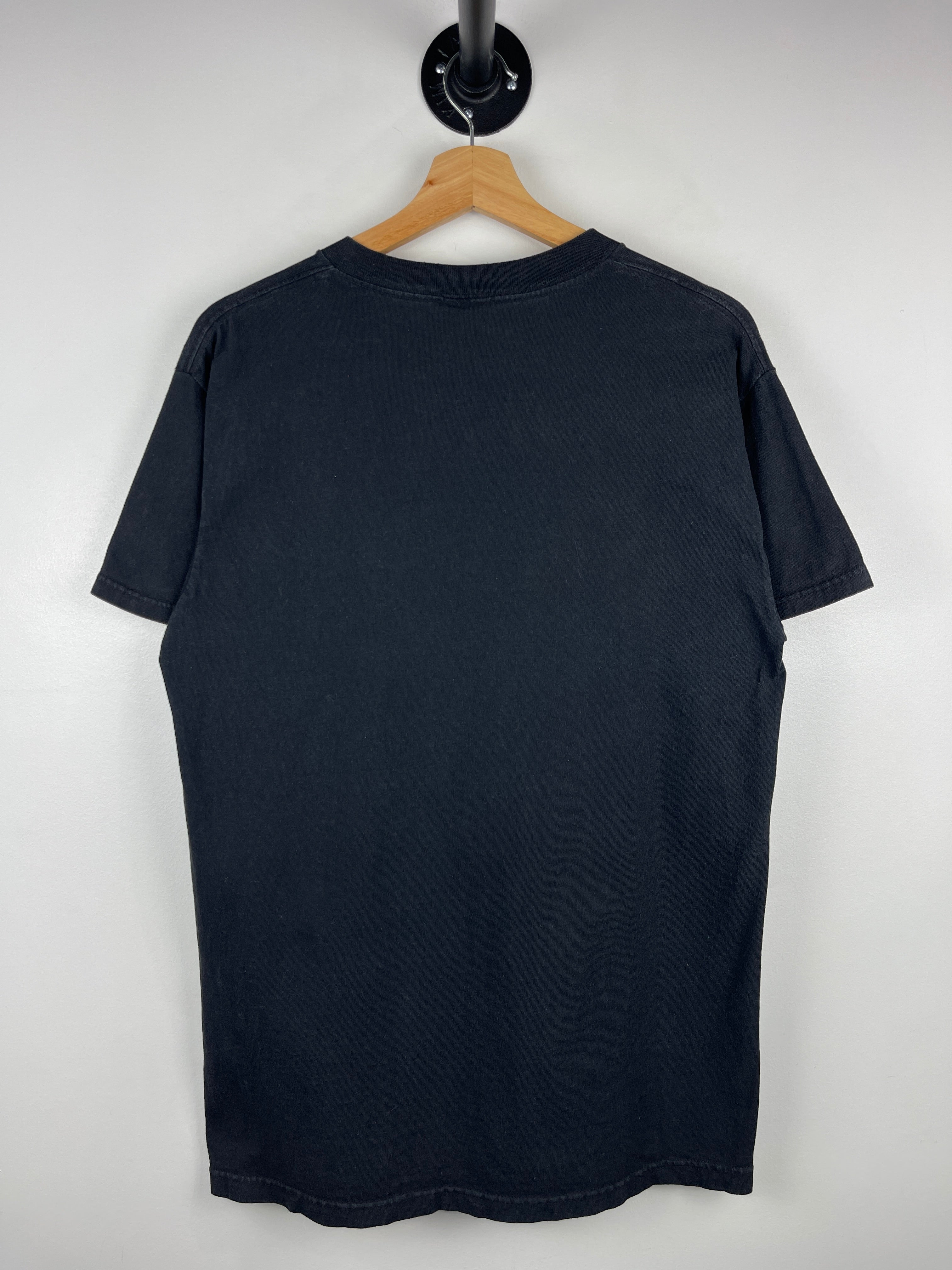 Vintage Im On The Brink Of Insanity Comedy Black Tee