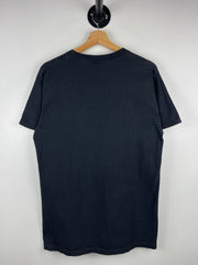 Vintage Im On The Brink Of Insanity Comedy Black Tee