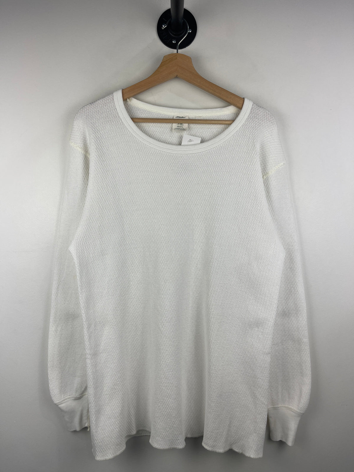 Vintage 90s St Johns Bay White Thermal Long Sleeve