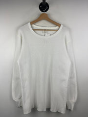Vintage 90s St Johns Bay White Thermal Long Sleeve