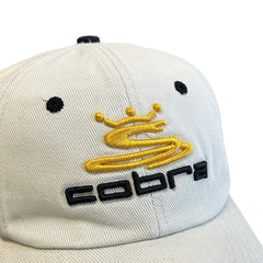 Vintage Cobra Golf Beige Strapback Hat