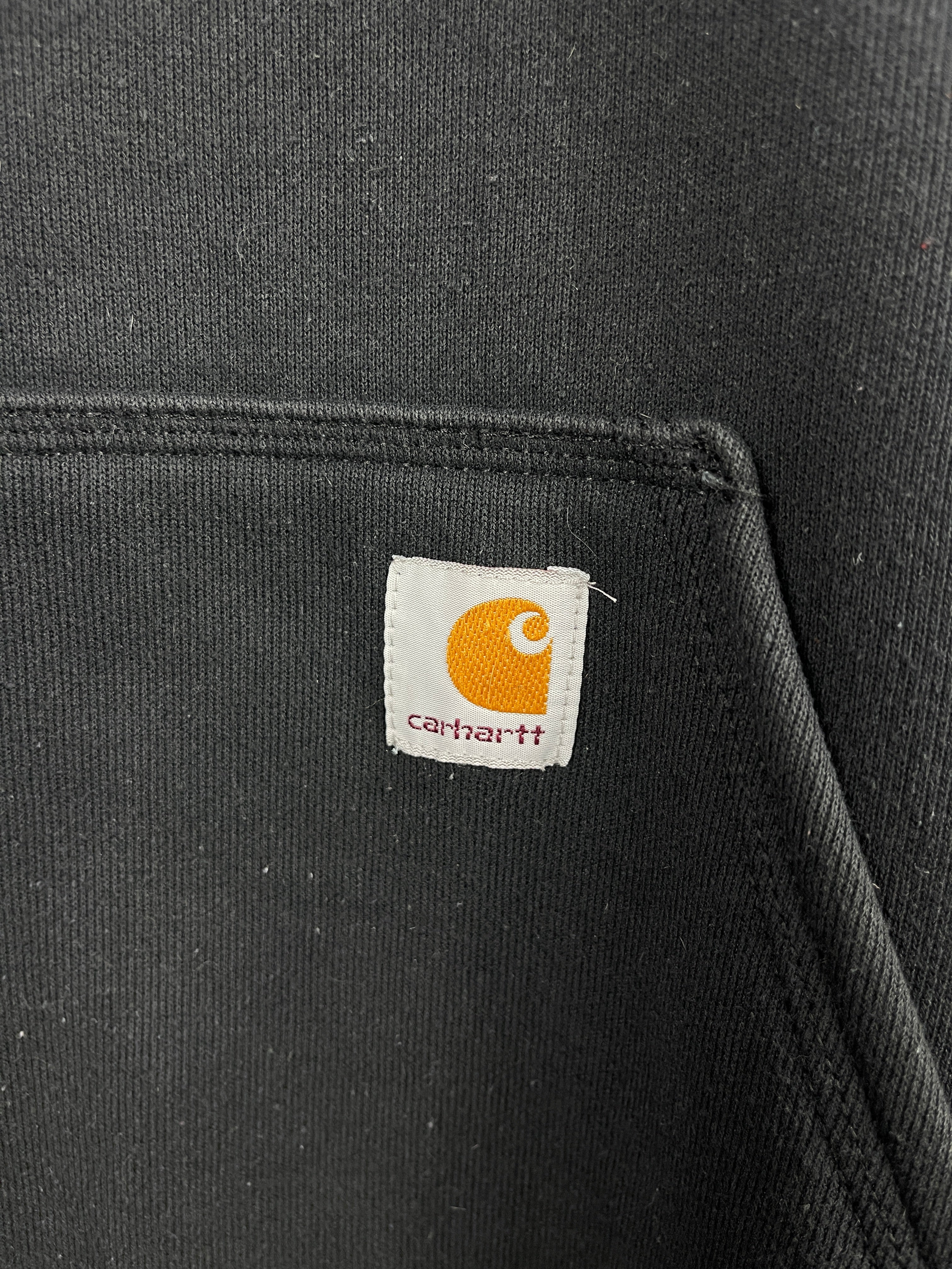 Vintage Carhartt Spellout Black Hoodie