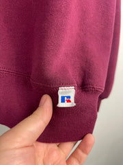 Vintage 90s Russell Athletic Southern Illinois Burgundy Crewneck