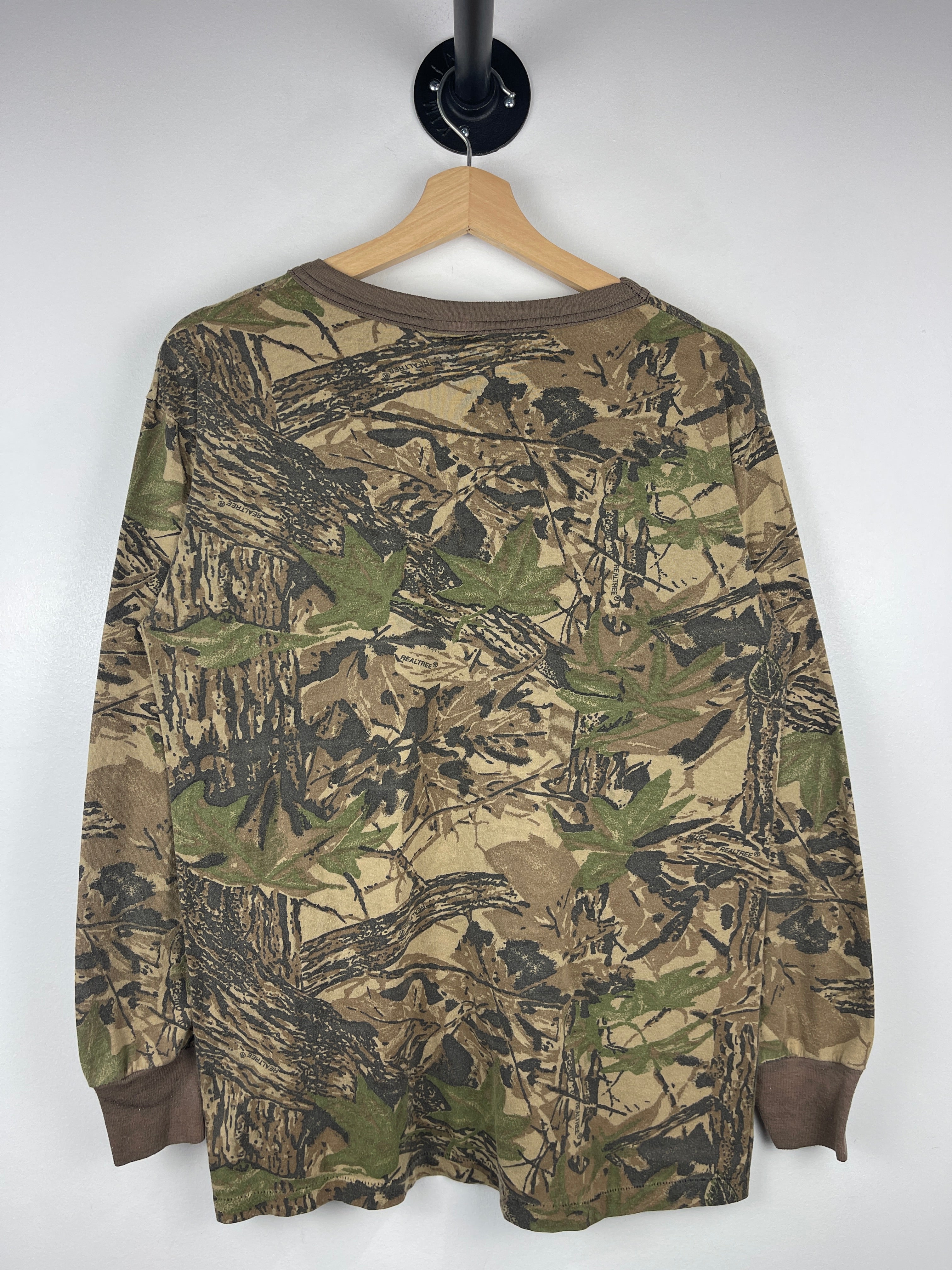 Vintage 90s Spartan Real Tree Camo Pocket Long Sleeve