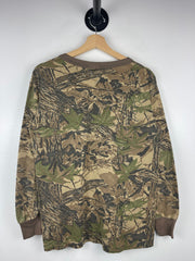 Vintage 90s Spartan Real Tree Camo Pocket Long Sleeve