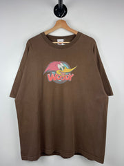 Vintage 90s Woody Woodpecker Brown Tee