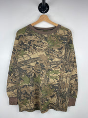 Vintage 90s Spartan Real Tree Camo Pocket Long Sleeve