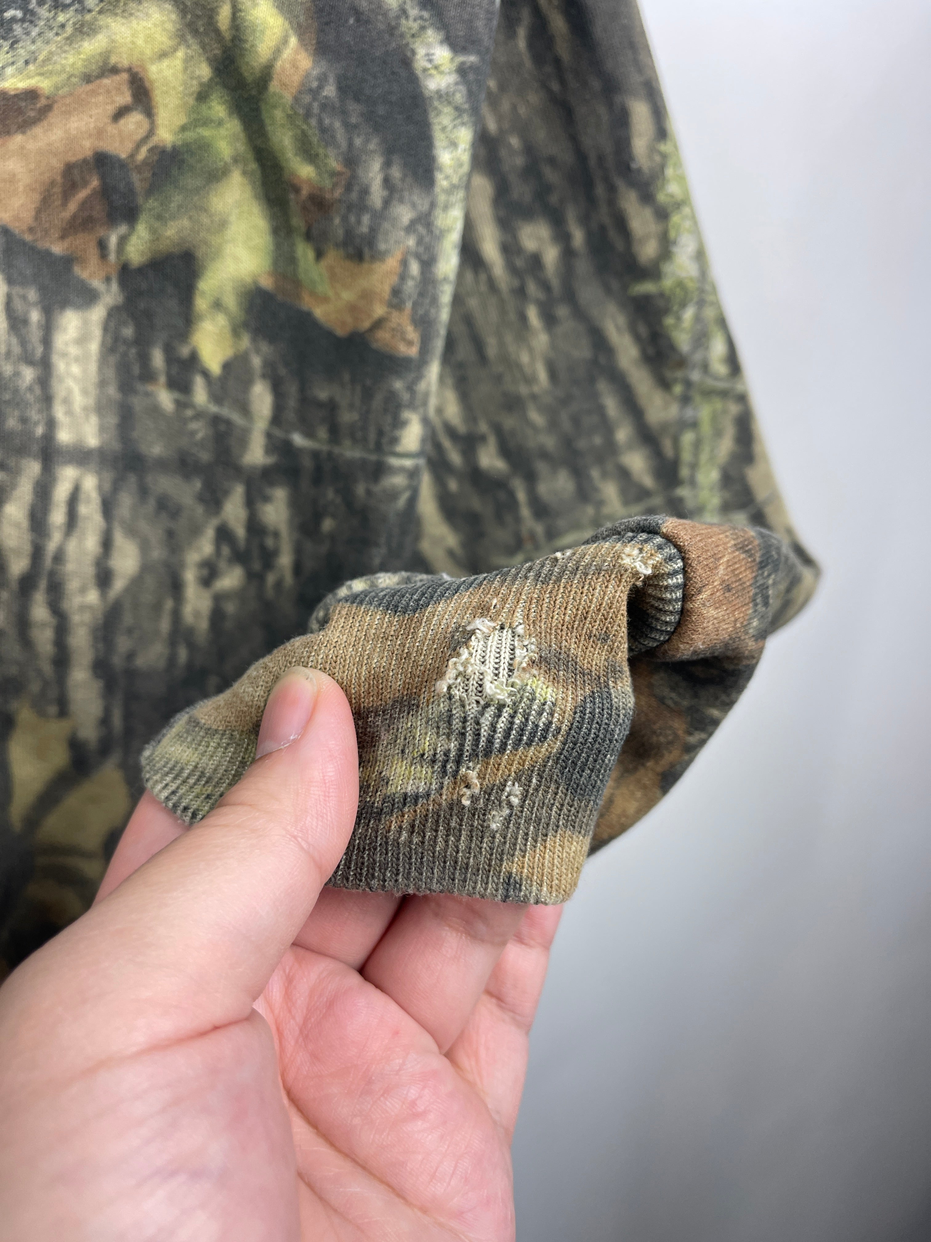 Vintage Jerzees Real Tree Camo Zip Up Hoodie