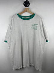 Vintage Bailey's Pub & Grille White & Green Ringer Tee