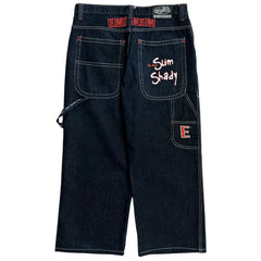 Vintage Eminem Slim Shady Baggy Dark Wash Blue Denim Jeans