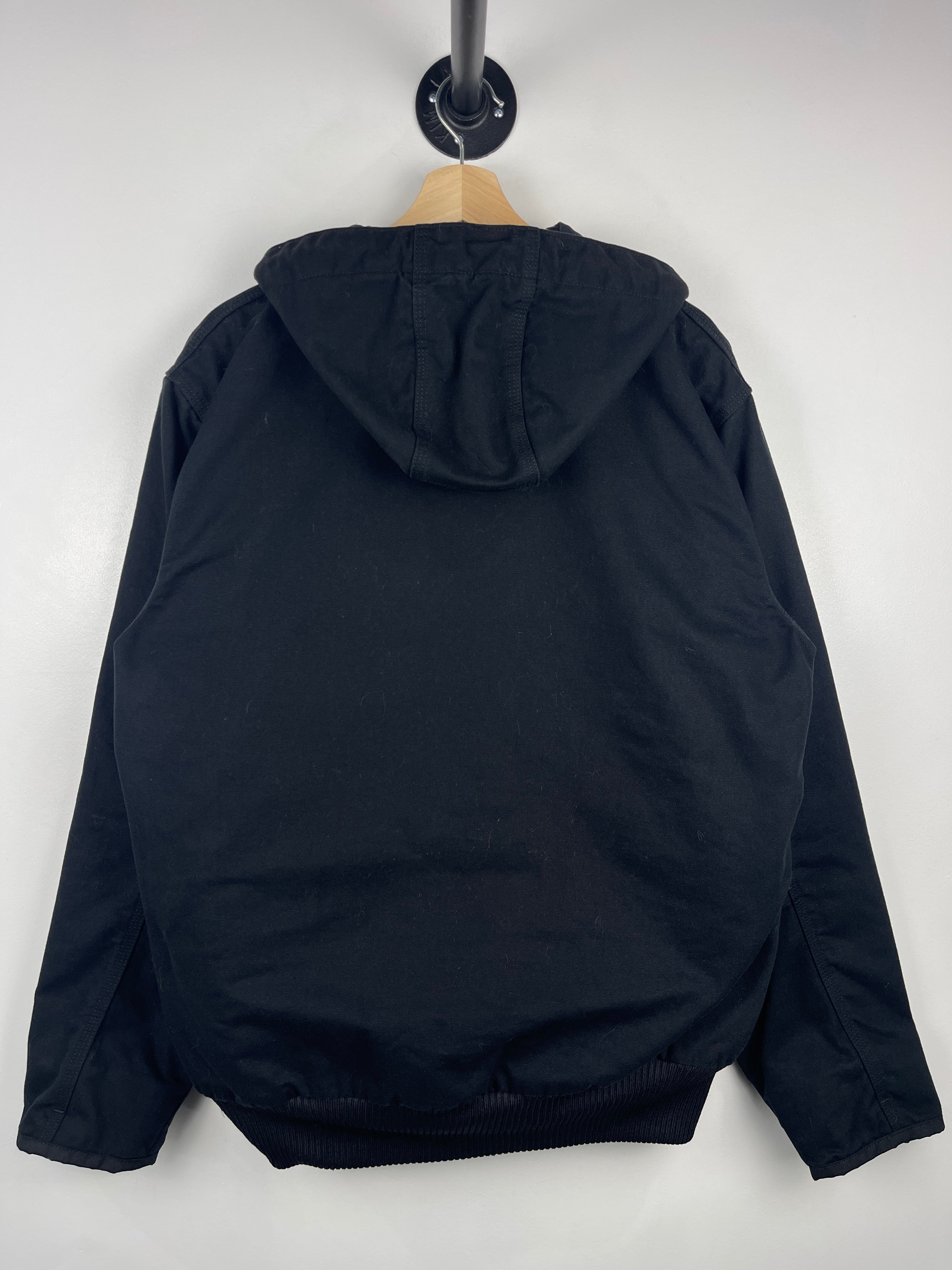 Vintage Carhartt Active Black Hooded Work Jacket