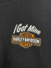 Vintage Harley Davidson I Got Mine Indiana Black Tee