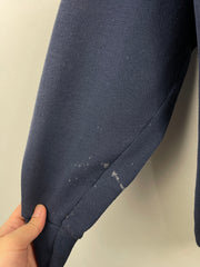 Vintage 90s Tultex Blank Navy Zip Up Hoodie