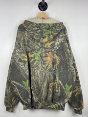 Vintage Jerzees Real Tree Camo Zip Up Hoodie