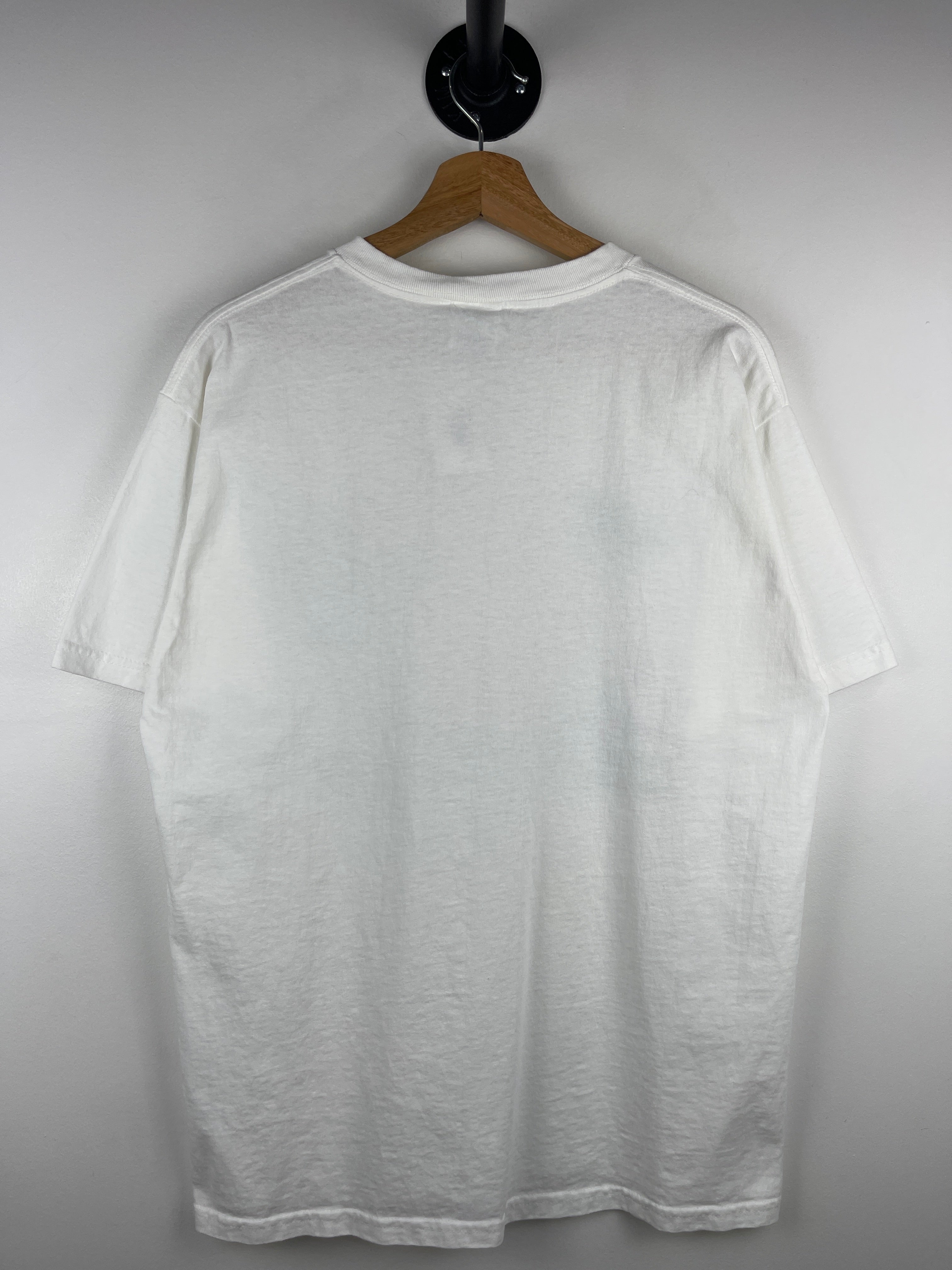 Vintage I Heard Them Bikers Say It Was Fun Ridin Hogs Comedy White Tee