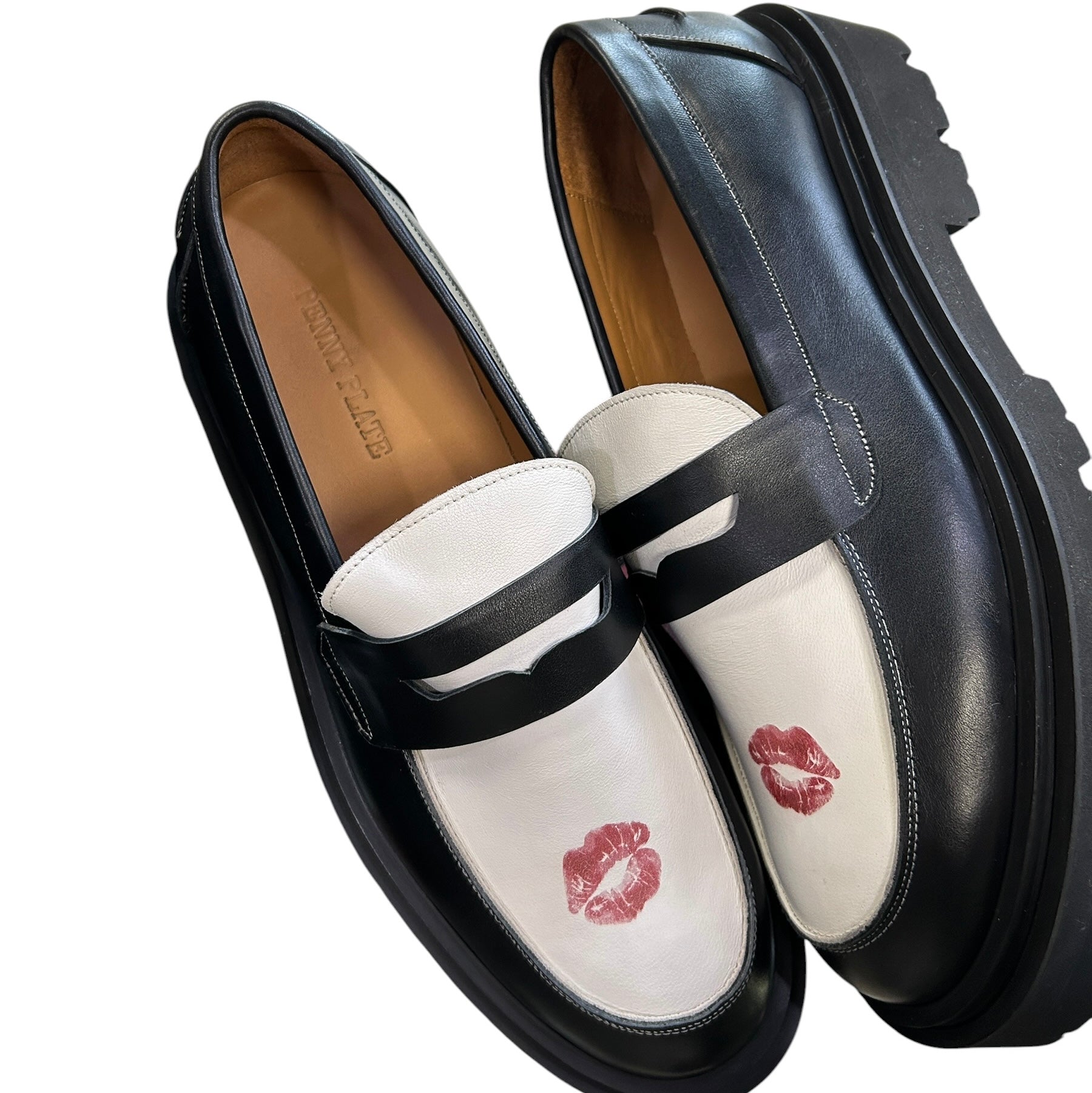 Penny Plate Kiss High Loafers