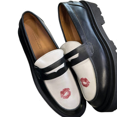 Penny Plate Kiss High Loafers