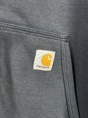 Vintage Carhartt Insulated Lined Faded Navy Zip Up Hoodie