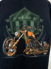 Vintage American Chopper Liberty Bike Black Tee