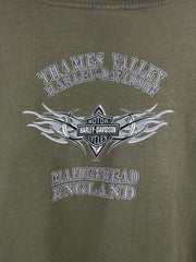 Vintage Harley Davidson England Green Tee