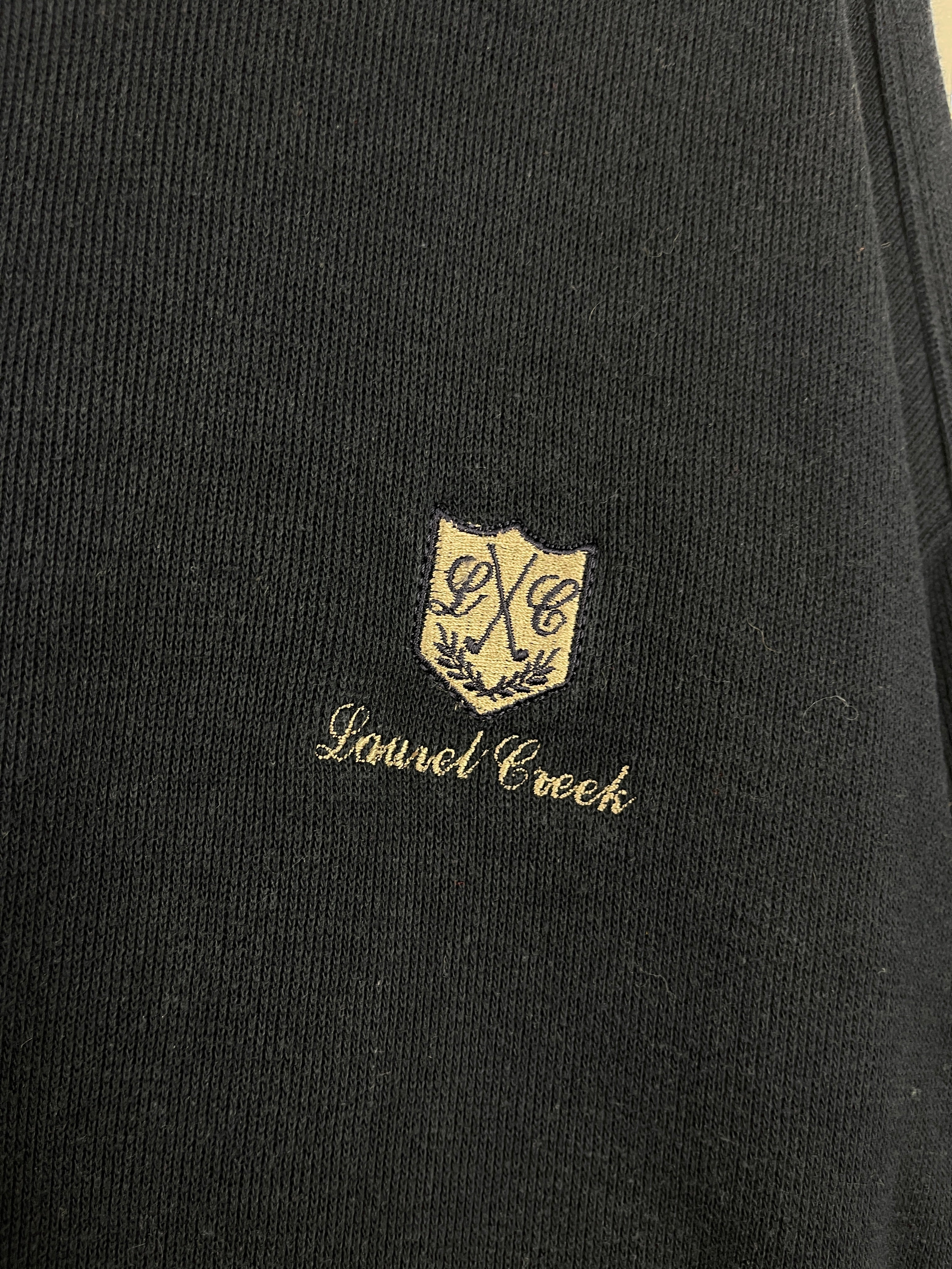 Vintage Laurel Creek Golf Club Embroidered Navy Crewneck