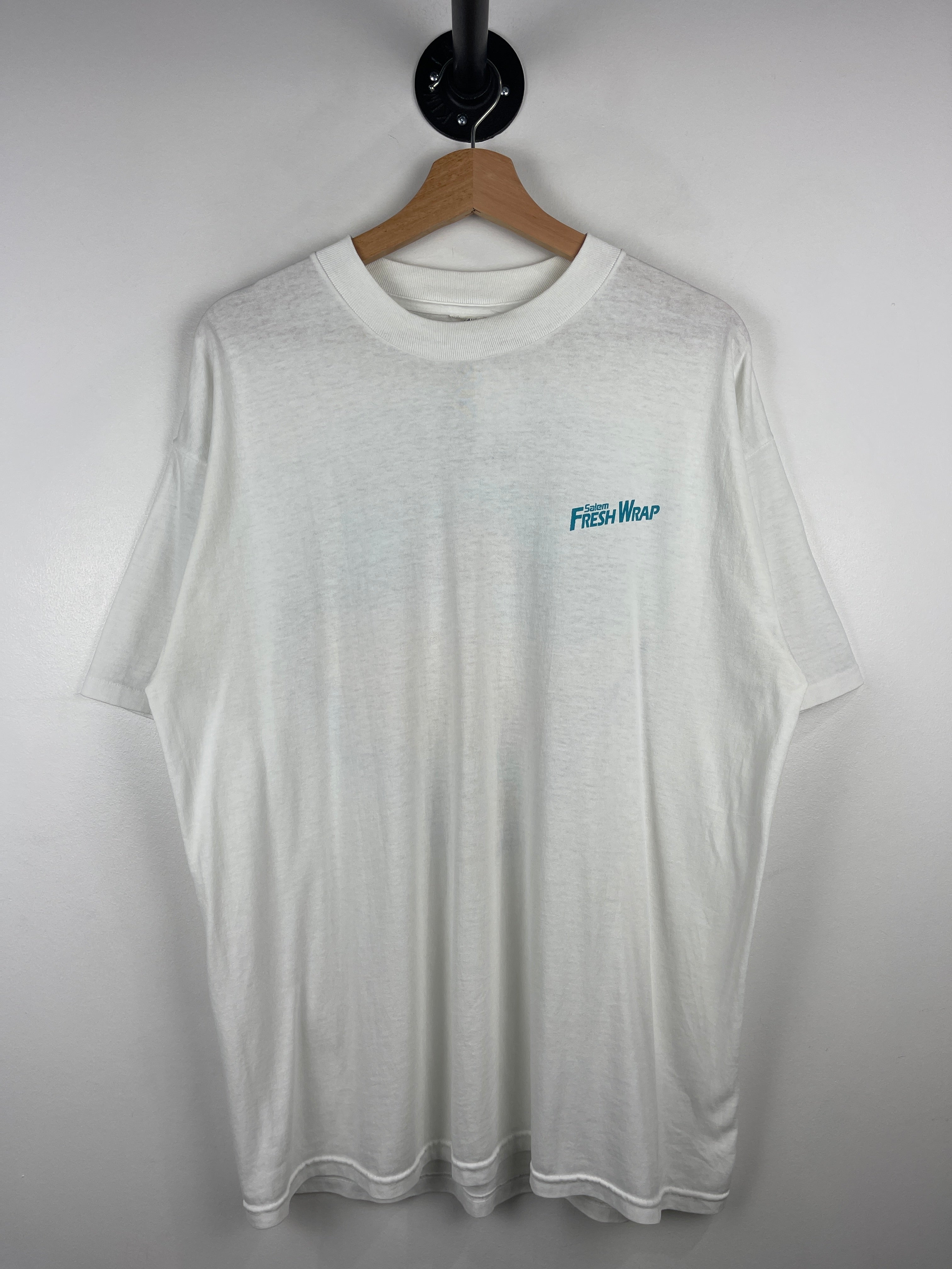 Vintage 90s Salem Smokes Escape To The Fresh Side White Tee