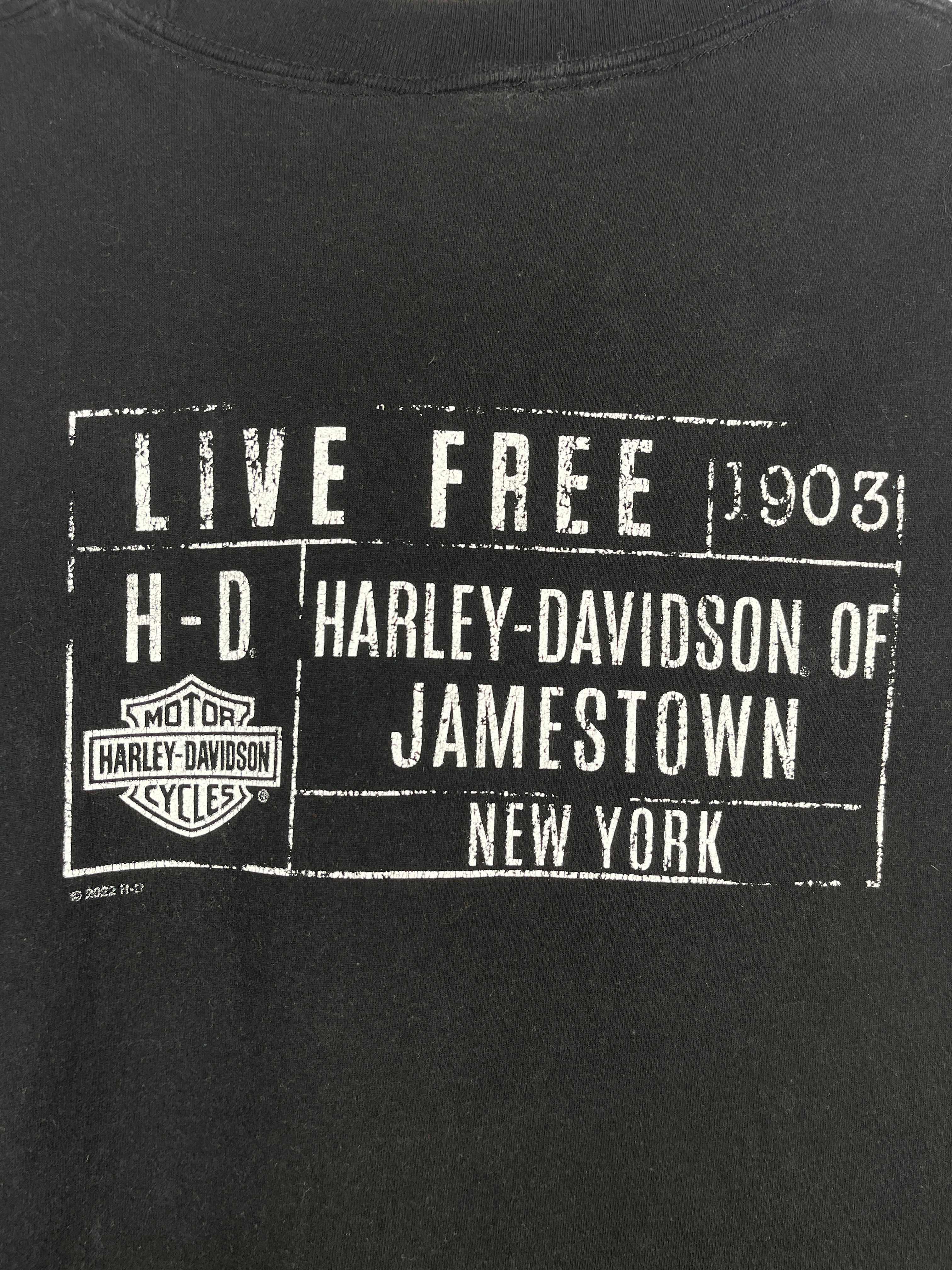 Vintage Harley Davidson New York Black Tee