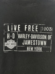 Vintage Harley Davidson New York Black Tee