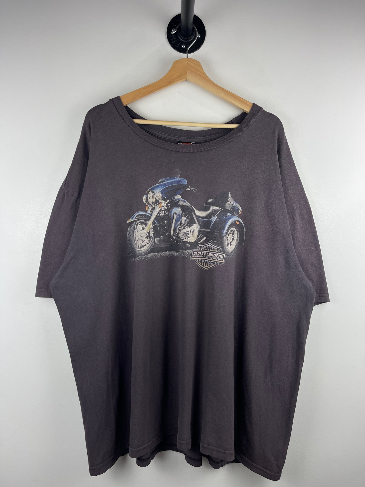 Vintage Harley Davidson Motorcycle Wisconsin Dark Grey Tee