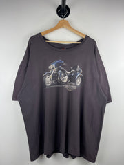 Vintage Harley Davidson Motorcycle Wisconsin Dark Grey Tee